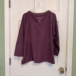 Pretty mulberry wine color tunic